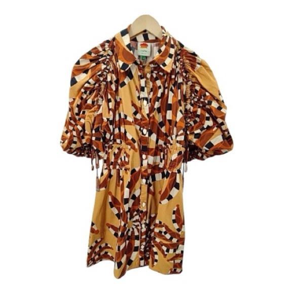 FARM Rio Dresses & Skirts - Farm Rio Banana Button Down Mini Dress NWT. Size Small
